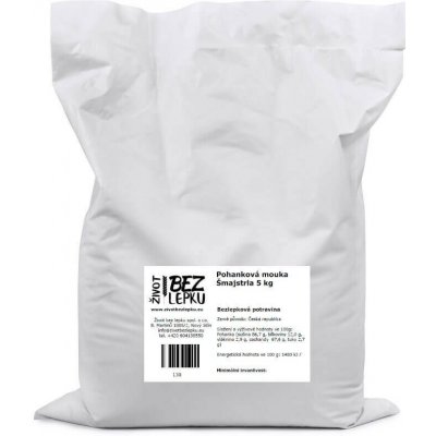 Šmajstrla Život bez lepku Pohanková mouka 5 kg – Sleviste.cz