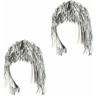 GODAN Paruka foliová stříbrná 2 ks – Zbozi.Blesk.cz