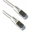 síťový kabel Datacom 15807 Patch, FTP CAT5E, 0,5m, bílý