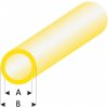 Modelářské nářadí Raboesch profil ASA trubka transparentní žlutá 3x4x330mm 5