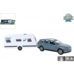 Kids Globe Traffic Volvo EX90 kov s karavanem 30 cm zpětný chod – Hledejceny.cz