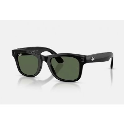 Meta Ray-Ban Wayfarer Gen2 Large, Shiny Black, G15 Green 4012601/7153 – Zboží Živě