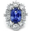 Prsteny Beny Jewellery zlatý se Safírem a diamanty KBS0257