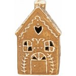 Clayre & Eef Perníkový domek s LED světlem, 7 × 6 × 12 cm – Hledejceny.cz