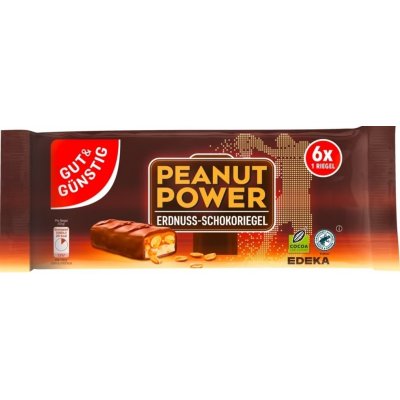 G&G Peanut power arašídové tyčinky s čokoládou 300 g – Zbozi.Blesk.cz