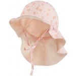 STERNTALER Klobouk s ochranou krku na zavazování s UV filtrem květy holka – Sleviste.cz