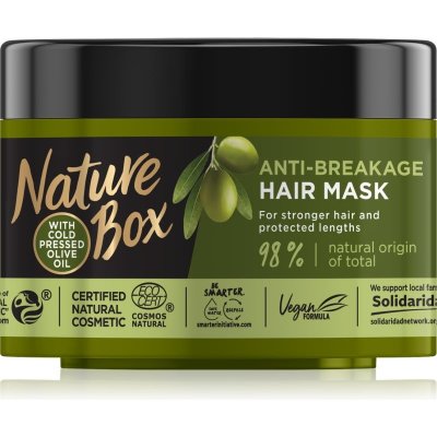 Nature Box Olive Oil maska proti lámavosti vlasů 200 ml – Zbozi.Blesk.cz