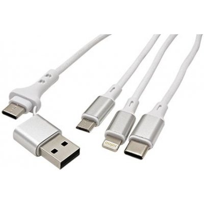 BIOnd BGG-GRS-UNI USB, USB C+ A - USB C + micro USB B + Lightning, 1,2m