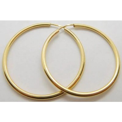 Klenoty Budín Dámské zlaté kruhy ze žlutého zlata H574 – Zboží Mobilmania