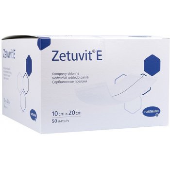 Zetuvit E Kompres nesterilní 10 x 20cm 50 ks