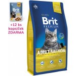 Brit Premium Adult losos 8 kg – Zboží Mobilmania