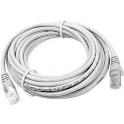 PremiumCord sp6utp10 Patch UTP RJ45-RJ45 CAT6, 10m, šedý