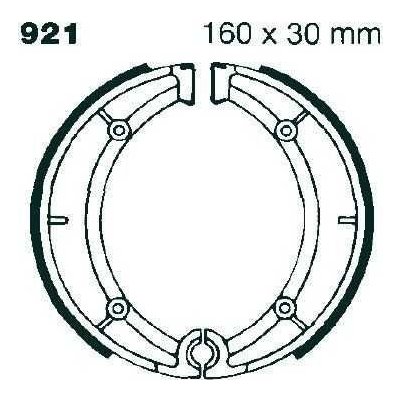 EBC 921 WG brzdové pakny čelisti na motorku – Sleviste.cz