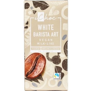 iChoc vegan čokoláda bílý barista 80 g