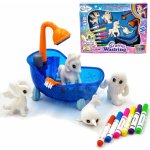 Creative Woopie Sada WOOPIE ART & FUN DIY Color and Clean Magic Unicorn Pets 4 ks + vana + omalovánky – Hledejceny.cz