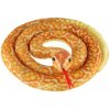 Plyšák Had oranžovo žlutý 200 cm