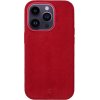Pouzdro a kryt na mobilní telefon Apple Pouzdro COVEREON ALCANTARA s podporou MagSafe - iPhone 14 Pro - Red