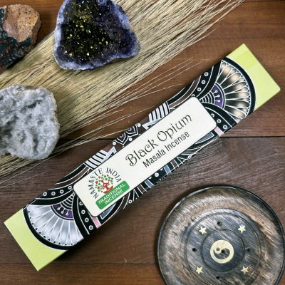 Namaste Mandala Masala Vonné tyčinky Černé opium 15 g – Hledejceny.cz