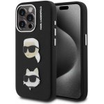 Karl Lagerfeld Grained PU K&CH Heads pro iPhone 15 Pro Black – Zboží Živě