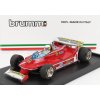 Sběratelský model Brumm Ferrari F1 312t5 N 1 Monaco Gp 1980 Jody Scheckter With Driver Figure Red 1:43