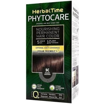 HerbalTime Phytocare natural Vegan 5C zlatý kaštan 130 ml