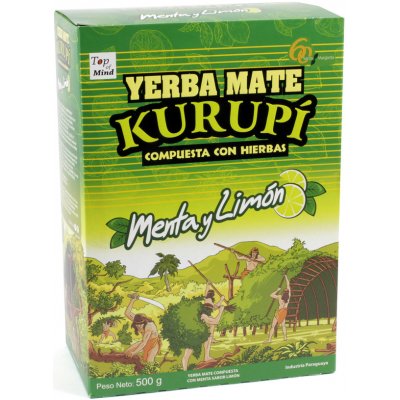 Kurupi Čaj Yerba Maté Menta Limón 500 g