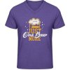 Pánské Tričko Soft-Style V Triko Gildan - Design – Ještě jedno pivo - Heather Purple