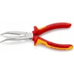 KNIPEX 2626200.09 půlkulaté kleště zahnuté chrom – Zboží Dáma