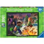 Ravensburger Minecraft Monstra z Minecraftu 100 dílků – Zboží Mobilmania