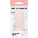 Real Techniques Mini Miracle Powder Puff mini labutěnky na pudrové produkty 1 balení růžová – Sleviste.cz