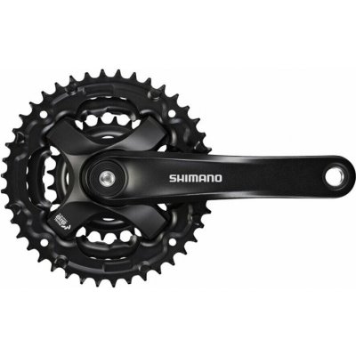 Kliky SHIMANO Tourney FC-TY501-L, 175mm, 42-34-24 zubů, černé – Zbozi.Blesk.cz