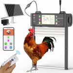 Automatická dvířka do kurníku solární dálkové ovládání aplikace TUYA – Hledejceny.cz