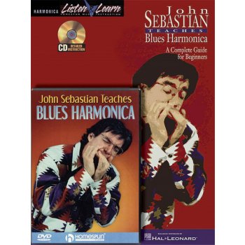 John Sebastian Blues Harmonica Bundle Pack noty na harmoniku +CD/DVD