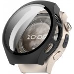 VSECHNONAMOBIL 111090 PC FULL COVER Plastový kryt se sklem pro Huawei Watch 5 42mm černý – Zboží Živě