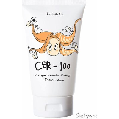 Elizavecca Milky Piggy CER-100 Collagen Ceramide Coating Protein Hair Treatment Regenerační maska na vlasy 100 ml – Hledejceny.cz