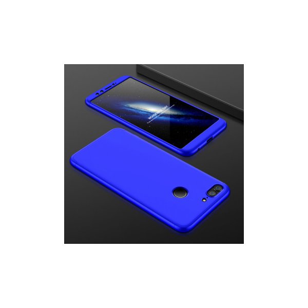 Pouzdro a kryt na mobilní telefon Pouzdro SES Oboustranné 360° celotělové plastové Huawei Honor 9 Lite - modré