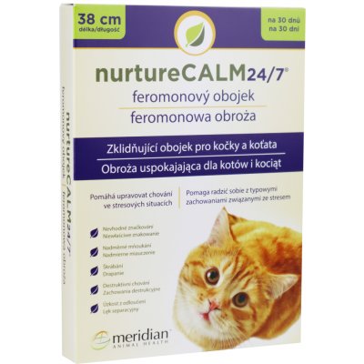 Panda Plus Feromonový obojek nurtureCalm pro kočky 38 cm – Zboží Dáma