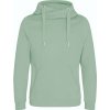 Pánská mikina Unisex mikina s vysokým límcem Dusty Green