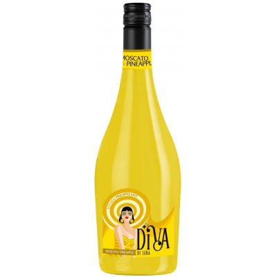 Diva Di Sera Moscato & Mango frizzante Cocktail 6 % 0,75 l (holá láhev) – Zboží Dáma