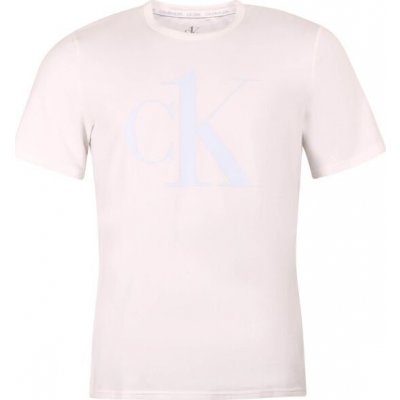 Calvin Klein Ck1 Graphic Tees Crew Neck White Light Sky blue Logo – Hledejceny.cz