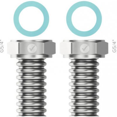 Merabell READY! Připojovací hadice, vnitřní G5/4" × vnitřní G5/4", 50 cm M0435 – Sleviste.cz