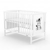 Dětská postýlka New Baby BEA Zebra bílá 80x150