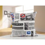 B E S Petrovice polštář English News 45x45 – Zboží Dáma
