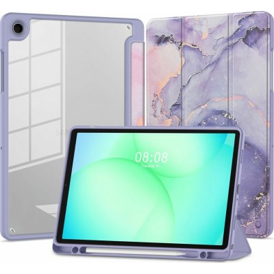 Tech-Protect SC PEN HYBRID pouzdro na Galaxy Tab A9 A11 8.7 X110 X115 X133 X135 f5906302334995 fialové mramor – Zboží Živě