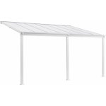 Goleto Zahradní hliníková pergola s polykarbonátem 4 x 3 m 4000W bílá – Zboží Dáma