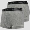 Boxerky, trenky, slipy Nike Trunk Dri-Fit 2Pack melange šedé