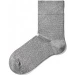 Bavlněné ponožky s volným lemem světle šedá – Sleviste.cz
