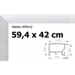 BFHM Alaska hliníkový rám 59,4x42 cm stříbrný – Zboží Dáma