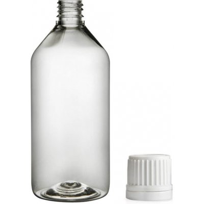 Via Plastová lékovka čirá s bílým víčkem 215 ml – Hledejceny.cz