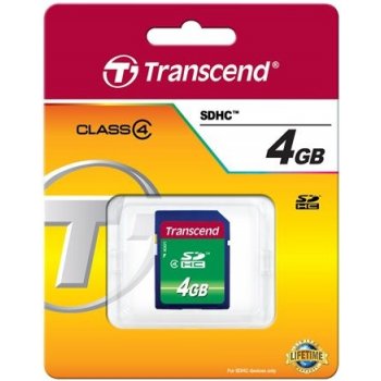 Transcend SDHC Class 4 4 GB TS4GSDHC4